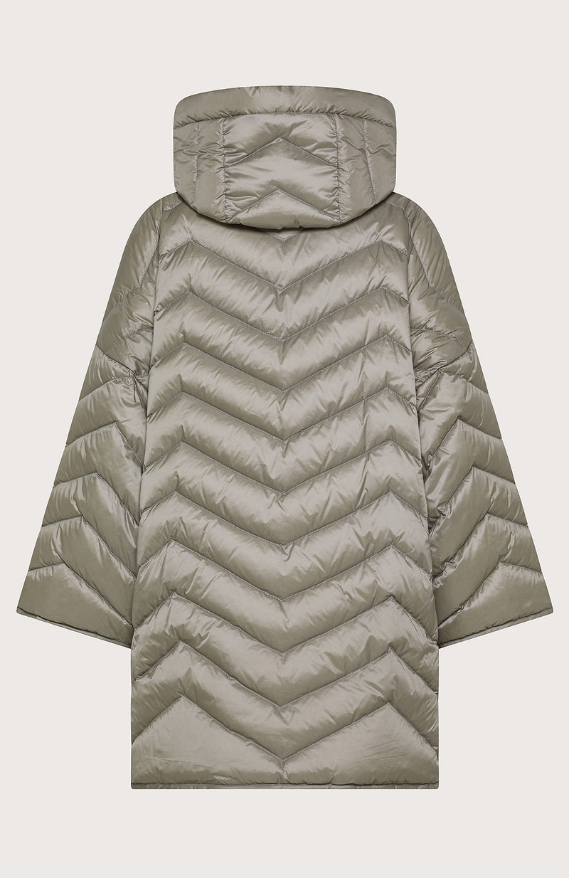 Seventy Poncho trapuntato con zip donna