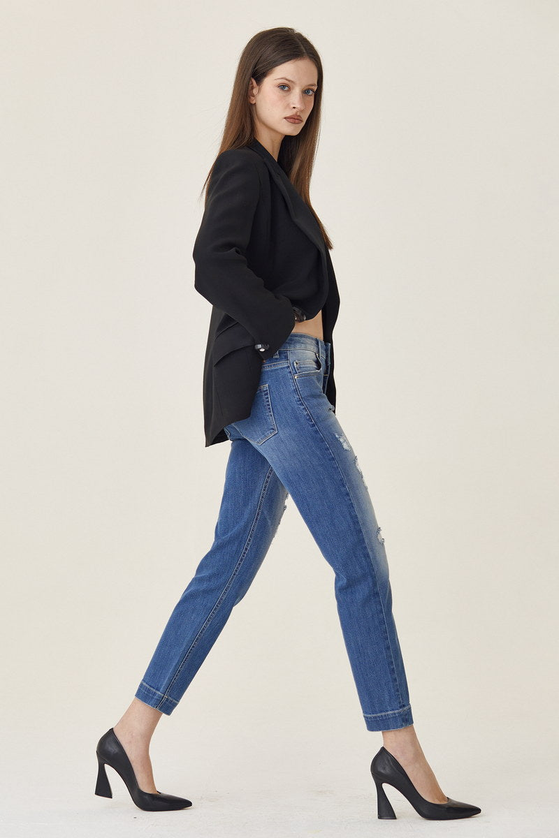 Dbsoul Jeans Blu Effetto Strappato
