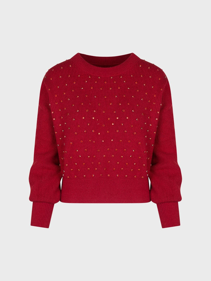 Sandro ferrone Maglia con applicazioni decorative donna