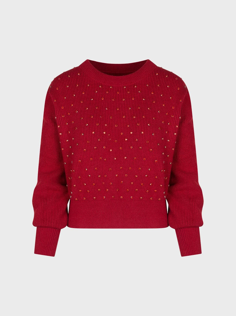 Sandro ferrone Maglia con applicazioni decorative donna