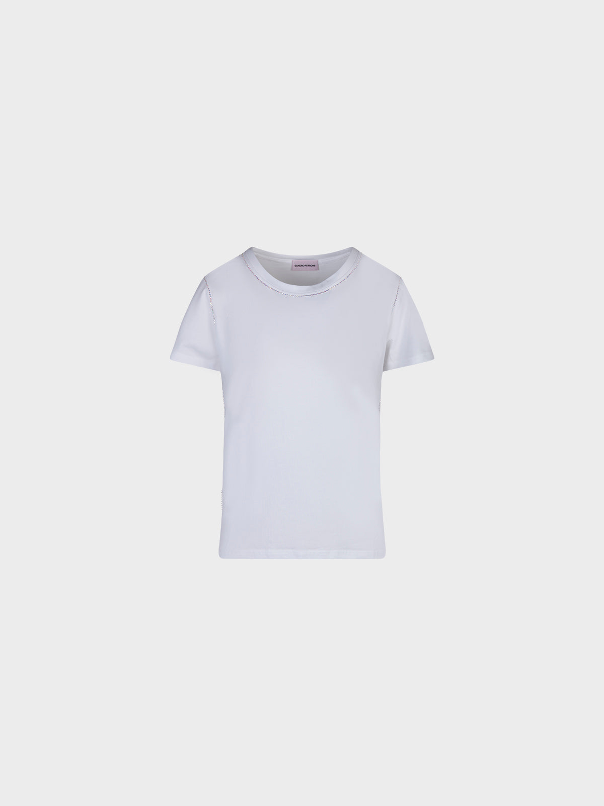 Sandro Ferrone T-shirt Girocollo Liscio donna