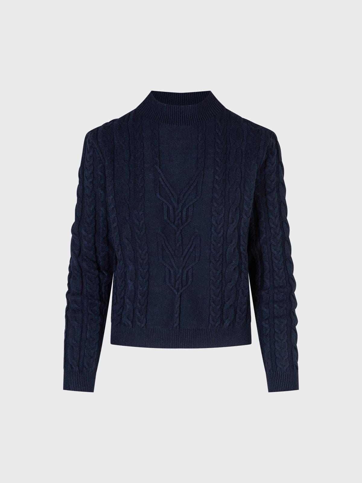 Sandro ferrone Maglia intrecciata a collo alto donna