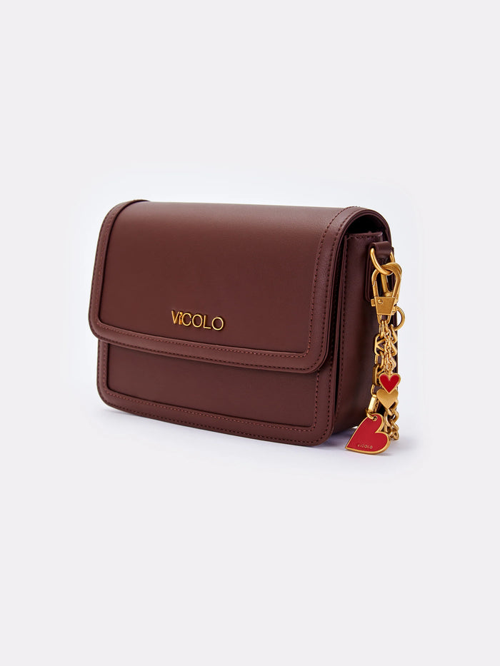Borsa a Tracolla Le Marais Marrone VB0032