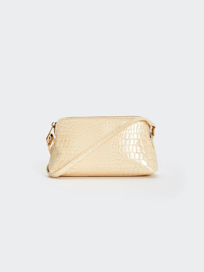 Borsa a tracolla in ecopelle essential Coco Ocra