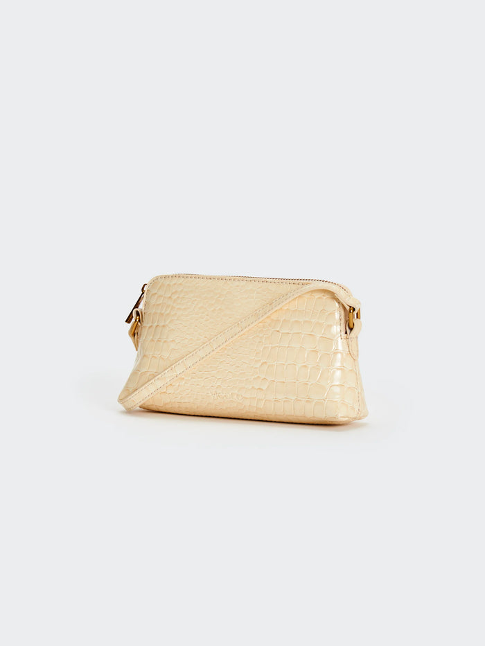 Borsa a tracolla in ecopelle essential Coco Ocra