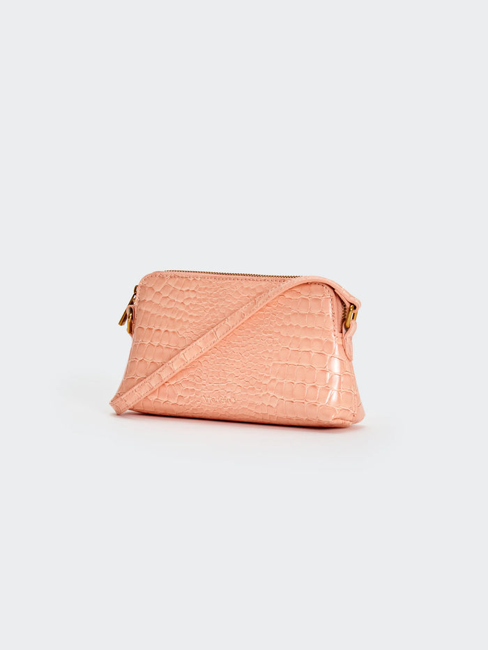 Borsa a tracolla in ecopelle essential Coco Rosa Cipria