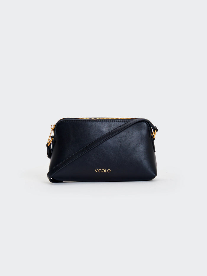 Borsa a tracolla in ecopelle Essential Nero