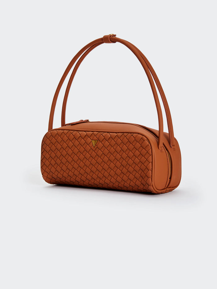 Borsa a spalla Hicari Tabacco