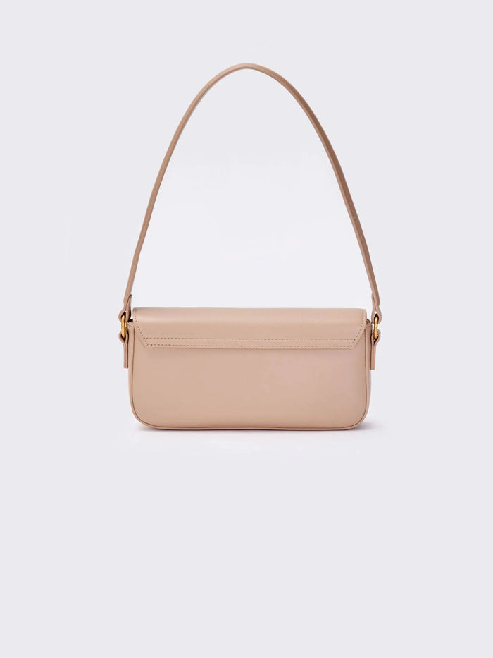 Vicolo Borsa Pencil a Spalla in Ecopelle Beige VB0035